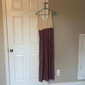 Long maxi dress from Anthropologie.